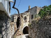 the archway (known as `the bishop�s house')under which Annika and Haldane were standing